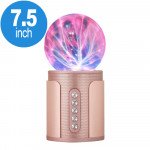 Wholesale Loud Sound Magic Plasma Ball Bluetooth Speaker P2 (Rose Gold)